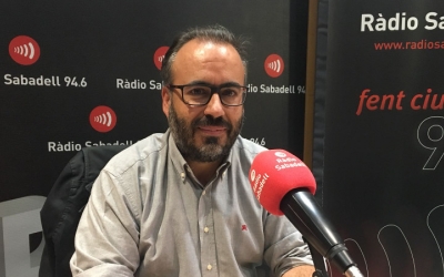 Barroso, als estudis de Ràdio Sabadell/ Mireia Sans